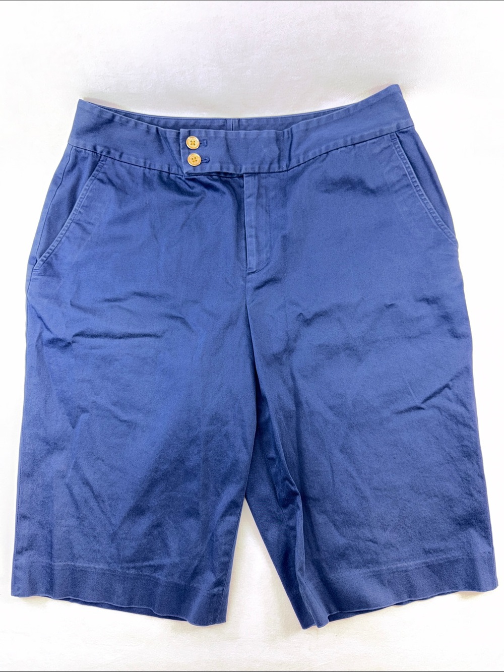 Lauren Ralph Lauren Women's Navy Blue Bermuda Shorts